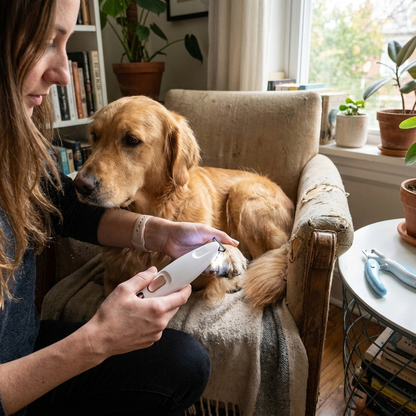 Pets Paw Trimmer w/LED Light lifestyle