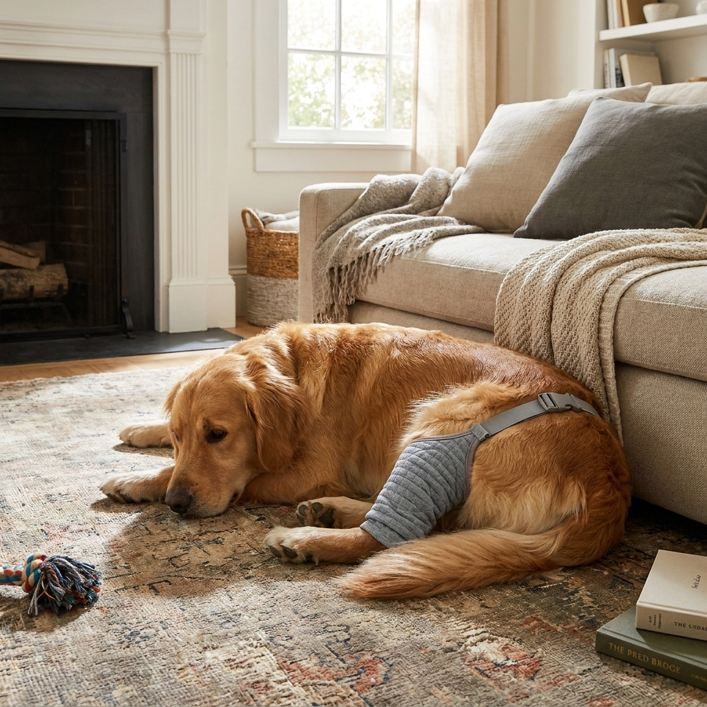 Dogs Knee Protector Pad lifestyle