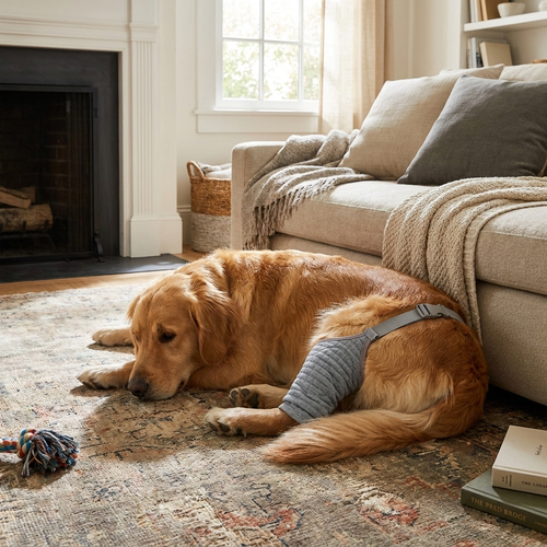 Dogs Knee Protector Pad lifestyle