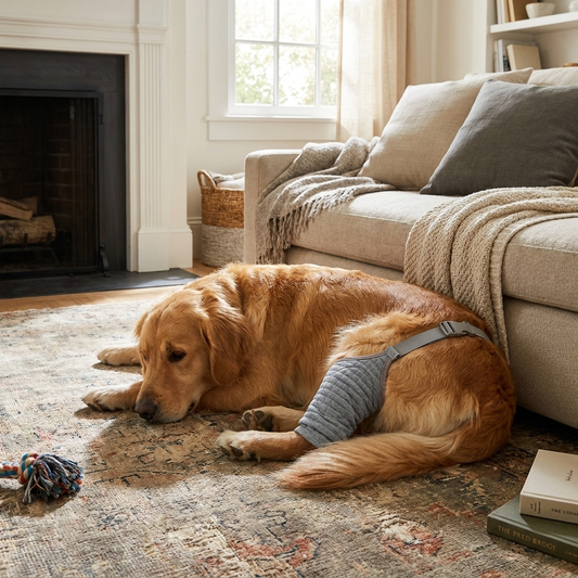 Dogs Knee Protector Pad lifestyle